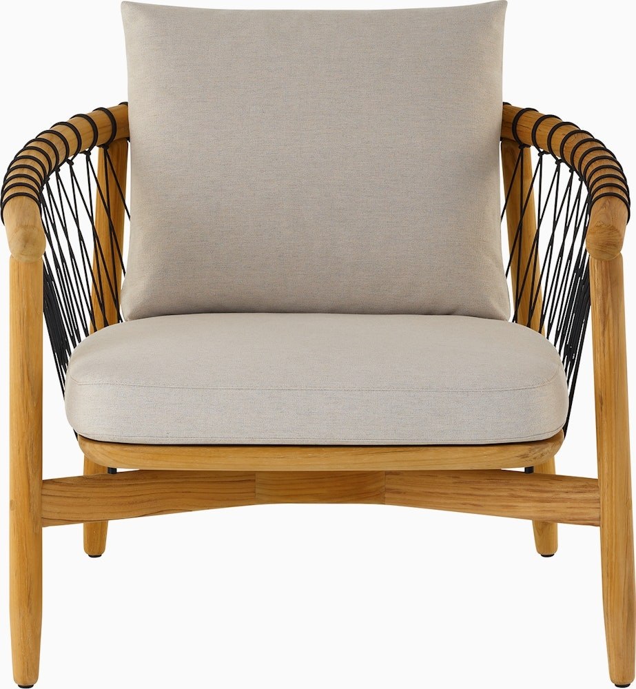 Crosshatch Outdoor Lounge Chair - Image 2