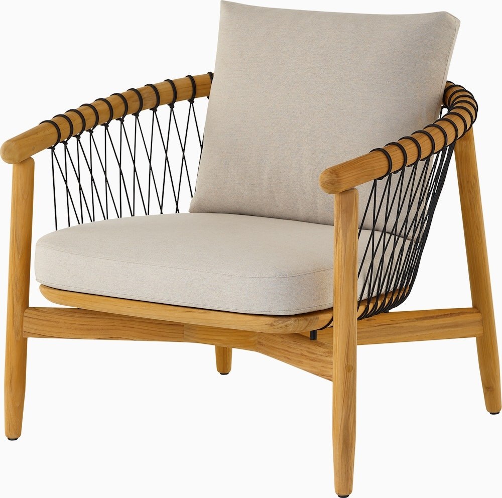 Crosshatch Outdoor Lounge Chair - Image 3