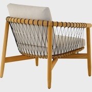 Crosshatch Outdoor Lounge Chair - Image 10