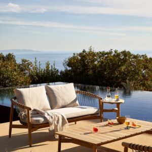 Crosshatch Outdoor Coffee Table