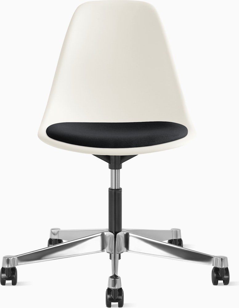 Eames Molded Plastic Task Side Chair with Seatpad - Image 17