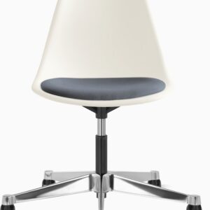 Eames Molded Plastic Task Side Chair with Seatpad