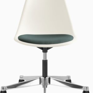Eames Molded Plastic Task Side Chair with Seatpad