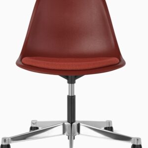 Eames Molded Plastic Task Side Chair with Seatpad