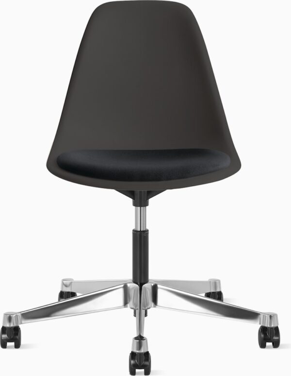 Eames Molded Plastic Task Side Chair with Seatpad