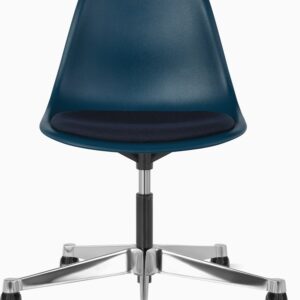 Eames Molded Plastic Task Side Chair with Seatpad