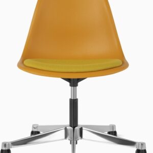 Eames Molded Plastic Task Side Chair with Seatpad