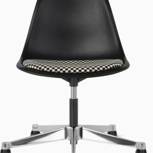 Eames Molded Plastic Task Side Chair with Seatpad