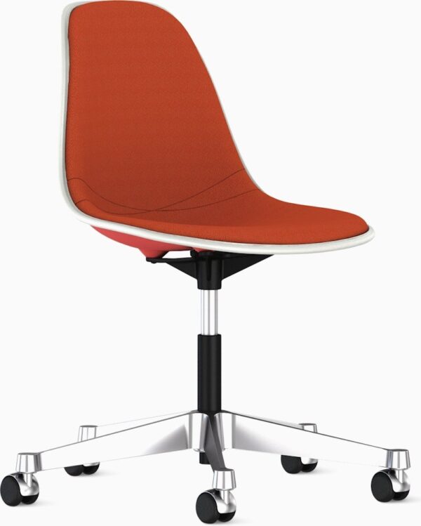 Eames Upholstered Molded Plastic Task Side Chair