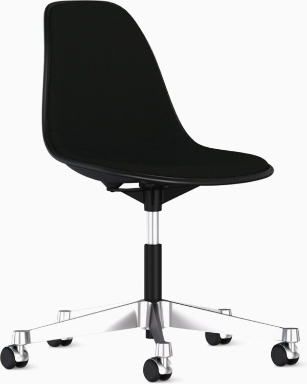 Eames Upholstered Molded Plastic Task Side Chair