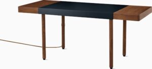 New Canaan Leatherwrap Sit-to-Stand Desk