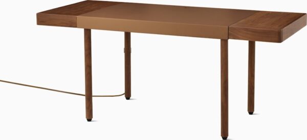 New Canaan Leatherwrap Sit-to-Stand Desk