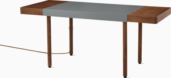 New Canaan Leatherwrap Sit-to-Stand Desk