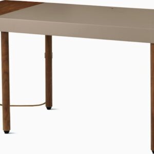 New Canaan Leatherwrap Sit-to-Stand Desk