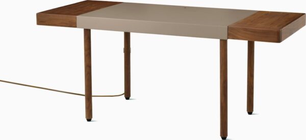 New Canaan Leatherwrap Sit-to-Stand Desk