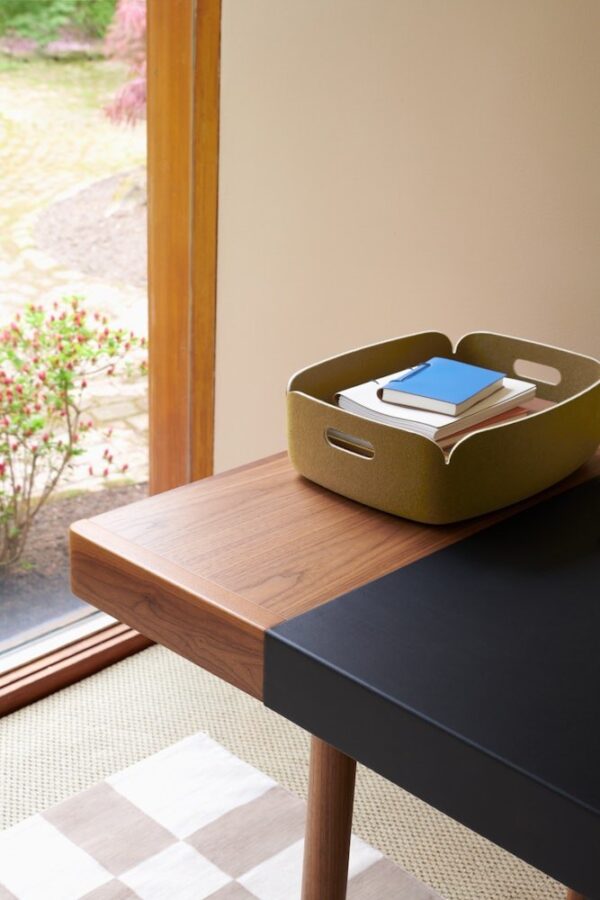 New Canaan Leatherwrap Sit-to-Stand Desk