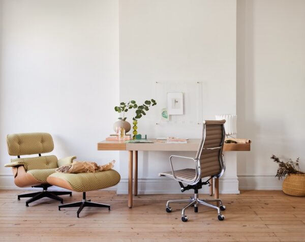 New Canaan Leatherwrap Sit-to-Stand Desk