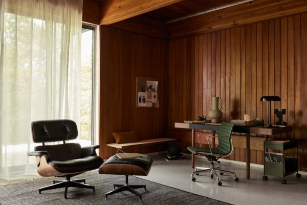 New Canaan Leatherwrap Sit-to-Stand Desk