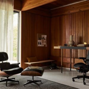 New Canaan Leatherwrap Sit-to-Stand Desk