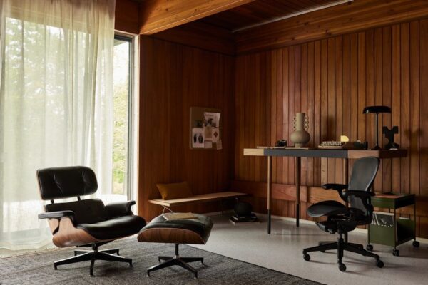 New Canaan Leatherwrap Sit-to-Stand Desk