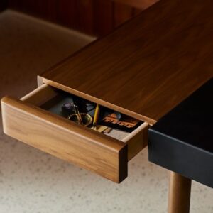 New Canaan Leatherwrap Sit-to-Stand Desk