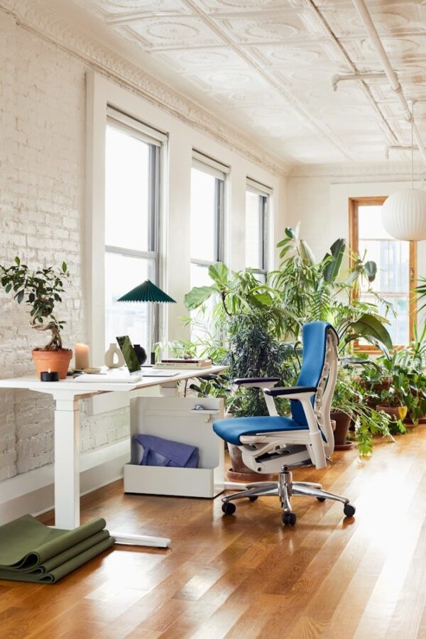 Renew Desk with Embedded Power