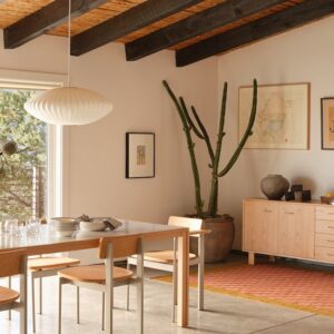 Doubleframe Table, Oak