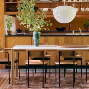 Doubleframe Table, Oak