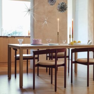 Doubleframe Table, Oak