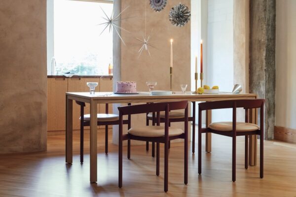 Doubleframe Table, Oak