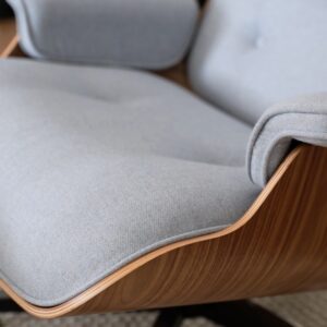 photo_5888700119496985885_y (1) Eames Lounge Chair and Ottoman, Vegan Leather