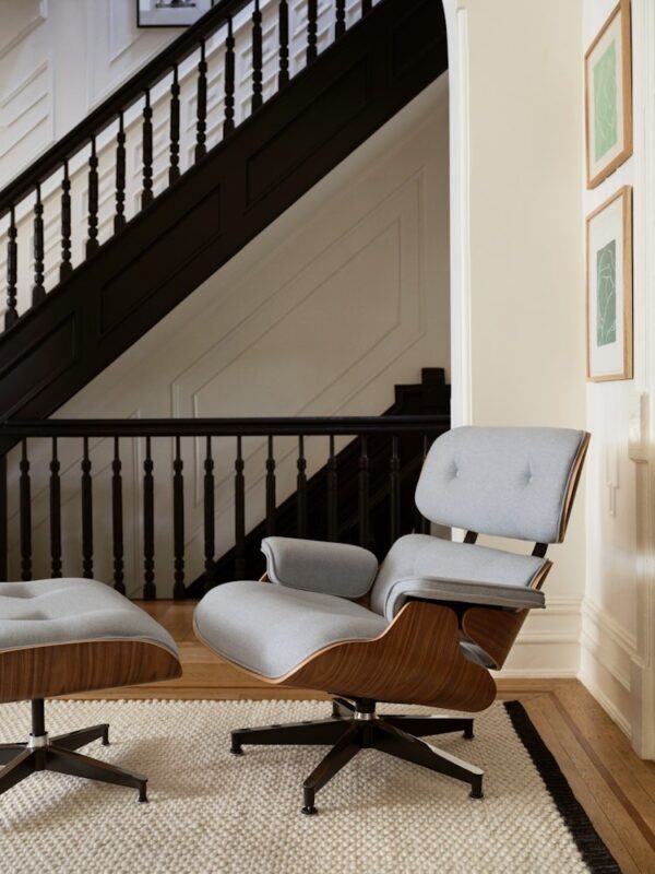 photo_5888700119496985886_y (1) Eames Lounge Chair and Ottoman, Vegan Leather