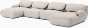 Luva Modular Double Chaise Sectional