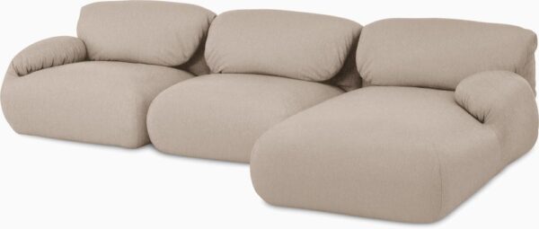 Luva Modular Sectional, Three Seater