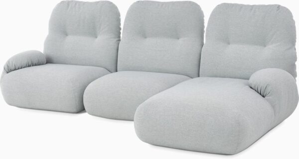 Luva Modular Sectional, Three Seater