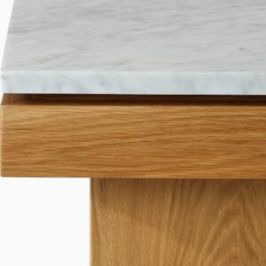 Pawson Drift Coffee Table, Carrara Marble