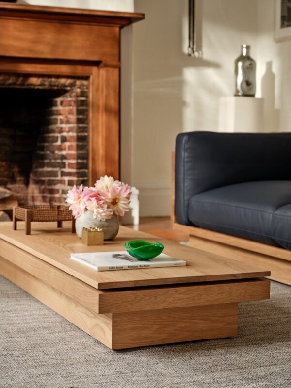 Pawson Drift Coffee Table, Tudor Walnut