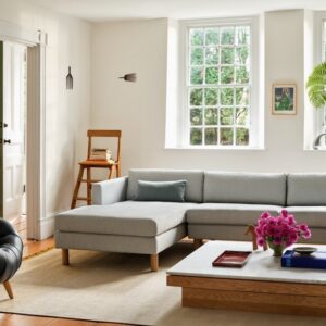 Pawson Drift Coffee Table, Carrara Marble