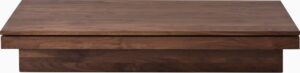 Pawson Drift Coffee Table, Tudor Walnut