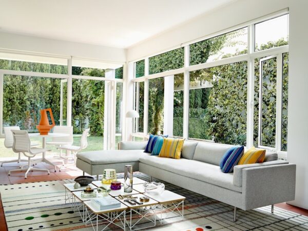 Eames Wire Base Low Table, Laminate