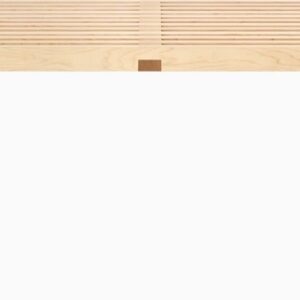 Nelson Platform Bench, Wood Base