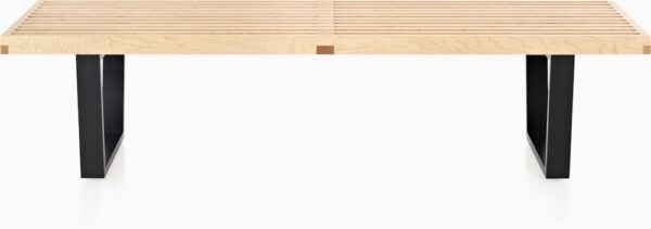 Nelson Platform Bench, Wood Base