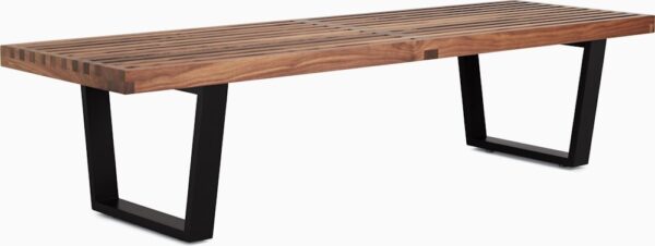 Nelson Platform Bench, Wood Base