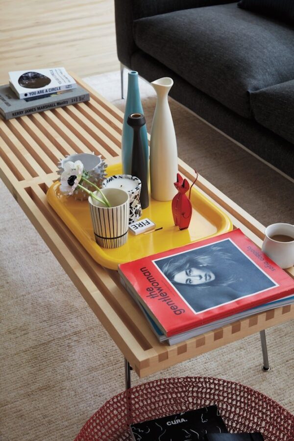 Nelson Platform Bench, Wood Base