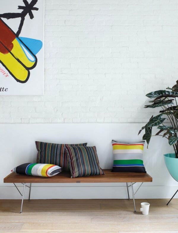 Nelson Platform Bench, Wood Base