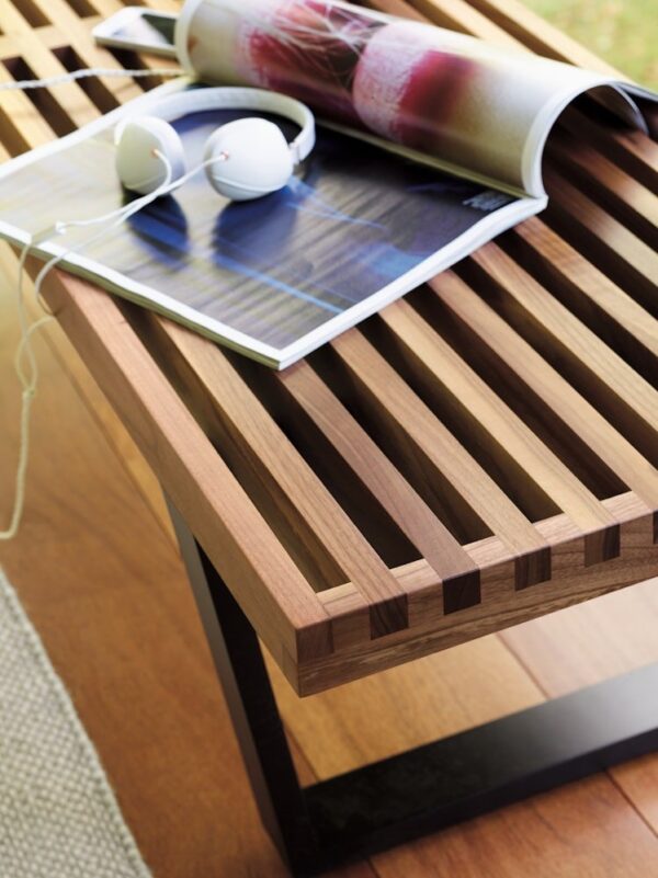 Nelson Platform Bench, Wood Base