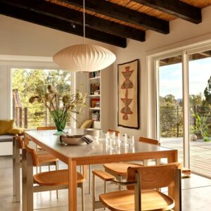 Doubleframe Table, Oak