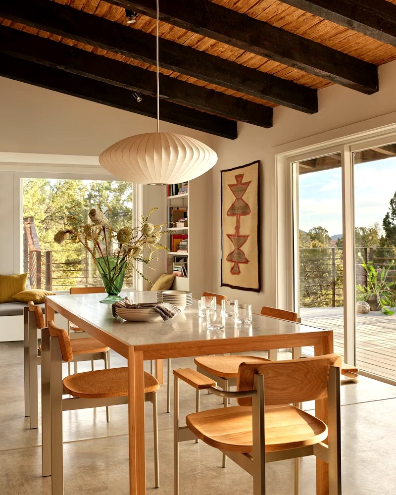 Doubleframe Table, Oak - Image 5