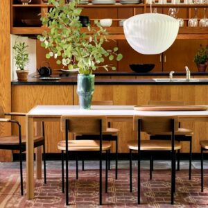 Doubleframe Table, Oak