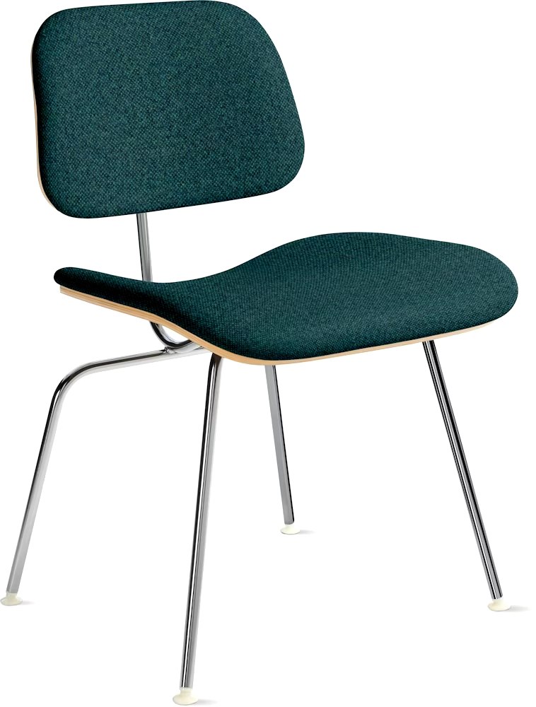 Eames Molded Plastic Dining Chair (EC-127), Upholstered - Image 6